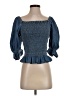 Gap Blue 3/4 Sleeve Blouse Size S - photo 1