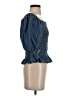 Gap Blue 3/4 Sleeve Blouse Size S - photo 4