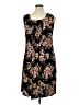 BFA Classics 100% Rayon Floral Black Casual Dress Size XL (petite) - photo 2