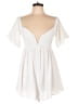 Blue Blush 100% Polyester White Romper Size M - photo 1