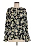 Ann Taylor LOFT 100% Polyester Black Long Sleeve Blouse Size M - photo 1