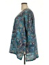 Soft Surroundings Paisley Teal Pullover Sweater Size 3X - photo 5