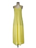 Natori 100% Polyester Solid Yellow Casual Dress Size S - photo 1