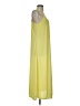 Natori 100% Polyester Solid Yellow Casual Dress Size S - photo 4