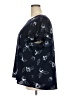 Lane Bryant 100% Polyester Blue Short Sleeve Blouse Size 20 - photo 5