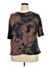 Unbranded 100% Polyester Tie-dye Brown Short Sleeve T-Shirt Size 2X - photo 1