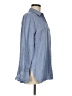 Max Studio Blue Long Sleeve Button-Down Shirt Size M - photo 4
