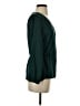 J.Crew 100% Polyester Green Long Sleeve Blouse Size XS - photo 4