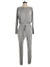 Cherish Metallic Gray Jumpsuit Size S - photo 1