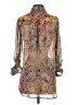 Saints + Secrets Paisley Green 3/4 Sleeve Blouse Size S (petite) - photo 2