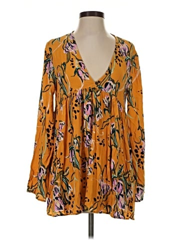 Free People Long Sleeve Blouse (view 1)