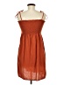 Romwe 100% Polyester Solid Orange Sleeveless Top Size L - photo 2