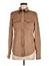 Guess Brown Long Sleeve Blouse Size M - photo 1