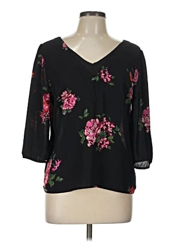 Skies Are Blue 3/4 Sleeve Blouse (view 1)