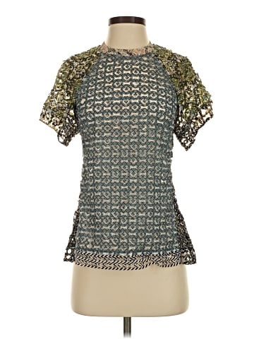 Byron Lars Beauty Mark Short Sleeve Blouse (view 1)