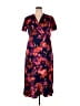 Prettygarden Print Blue Purple Casual Dress Size XXL - photo 1