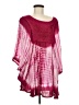 Jackpot 100% Rayon Pink Poncho One size (estimated) - photo 1