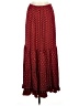 Max Studio Hearts Red Casual Skirt Size S - photo 1