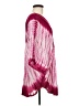 Jackpot 100% Rayon Pink Poncho One size (estimated) - photo 4
