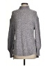 La Vie Rebecca Taylor Tweed Gray Turtleneck Sweater Size S - photo 1