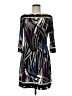 Ali Ro Graphic Black Casual Dress Size 6 - photo 1