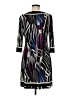 Ali Ro Graphic Black Casual Dress Size 6 - photo 2