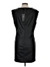 BCBGMAXAZRIA 100% Polyurethane Solid Black Casual Dress Size L - photo 2