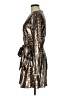 Mac Duggal 100% Polyester Metallic Gold Cocktail Dress Size 6 - photo 5