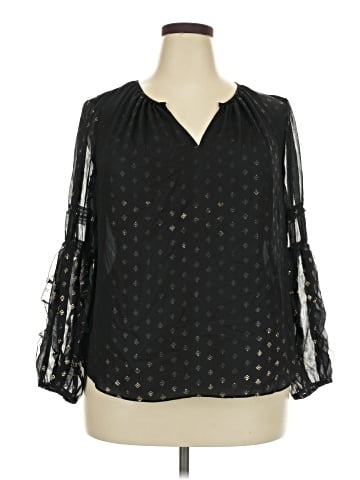 Worthington Long Sleeve Blouse (view 1)