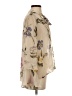 19 Cooper 100% Polyester Floral Ivory Long Sleeve Blouse Size S - photo 4