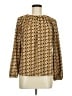 MELLODAY Brown Long Sleeve Blouse Size M - photo 1