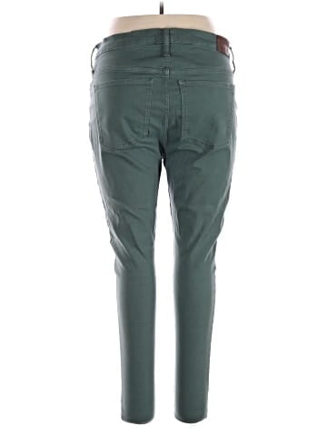 Madewell 9" Mid-Rise Skinny Jeans: Garment-Dyed Button-Front Edition (view 2)