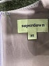 Superdown 100% Polyester Gray Casual Dress Size XS - photo 7