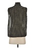 J.Crew 100% Cotton Stripes Black Sleeveless Button-Down Shirt Size 4 - photo 2