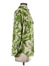 Zara Paisley Green Long Sleeve Blouse Size S - photo 4