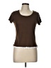 Assorted Brands Brown Short Sleeve Top Size L - photo 1