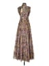 Let Me Be 100% Polyester Floral Gray Cocktail Dress Size XS - photo 2