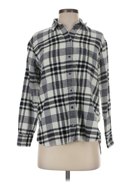 Madewell Flannel Oversized Ex-Boyfriend Shirt in Romana Plaid (view 1)