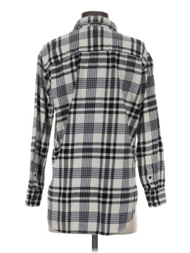Madewell Flannel Oversized Ex-Boyfriend Shirt in Romana Plaid (view 2)