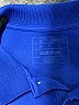 Adidas 100% Polyester Blue Short Sleeve Polo Size 14 - 16 - photo 3