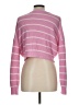 Cider 100% Acrylic Stripes Pink Pullover Sweater Size L (estimated) - photo 2