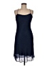 Ann Taylor 100% Polyester Chevron-herringbone Blue Cocktail Dress Size 6 - photo 1
