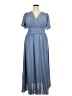 Shein 100% Polyester Blue Casual Dress Size XXL - photo 1