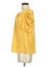 Unbranded 100% Polyester Yellow Short Sleeve Blouse Size M - photo 5
