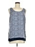 Kenar Blue Sleeveless Blouse Size M - photo 1