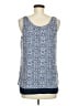Kenar Blue Sleeveless Blouse Size M - photo 2
