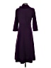 Lands' End Solid Purple Casual Dress Size S - photo 2