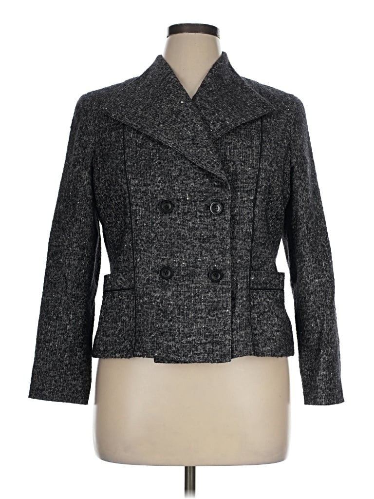 Pre-owned Doncaster Collection Jacket In Gray