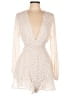 Unbranded Polka Dots Ivory White Romper Size L - photo 1