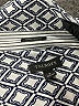 Talbots Print Gray 3/4 Sleeve Button-Down Shirt Size 4 - photo 7